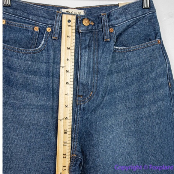 💥NWOT💥Madewell Baggy Straight Jeans in Dark Worn Indigo - Picture 6 of 8